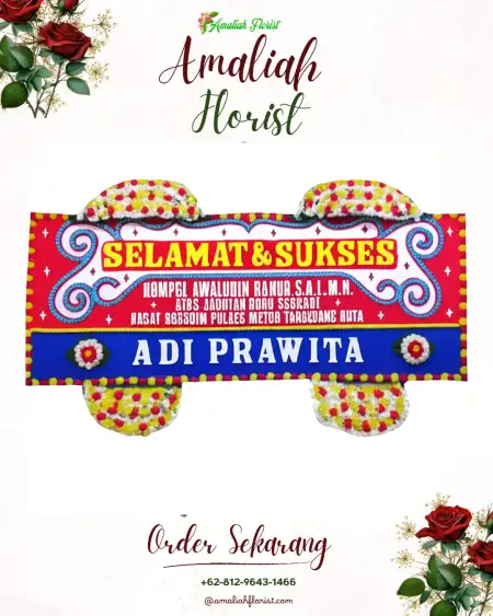 Papan Bunga Ucapan Selamat Cidadap